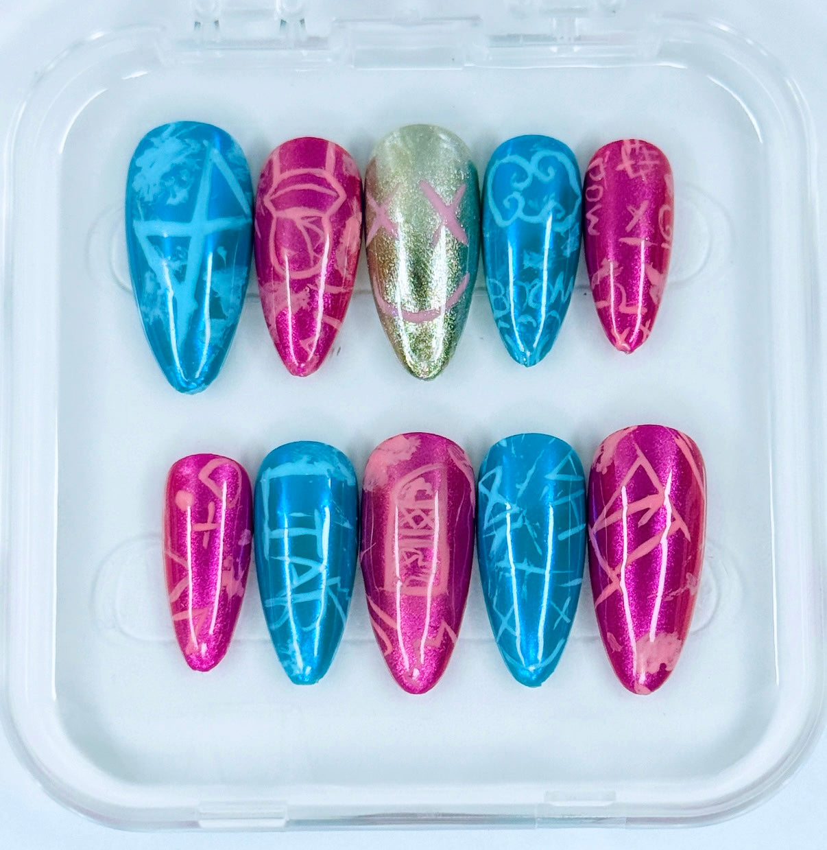 Custom Arcane Nails for Hana